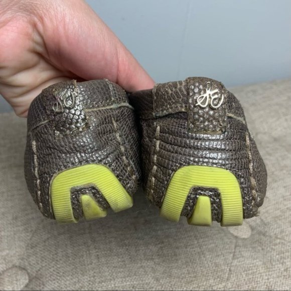 Sam Edelman Metallic Bronze Leather Jones Loafers - Picture 6 of 14